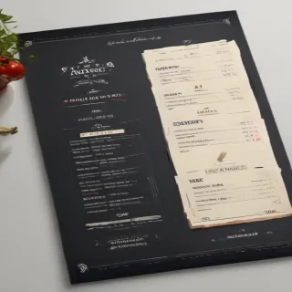 restaurant menu mockup free