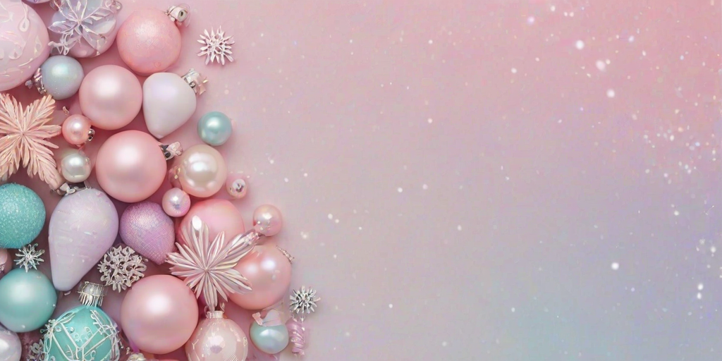 pastel aesthetic christmas wallpaper