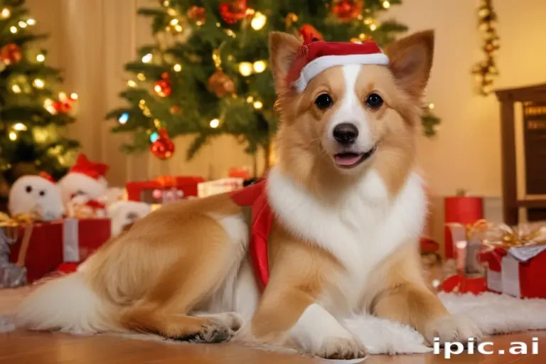 christmas dogs wallpaper