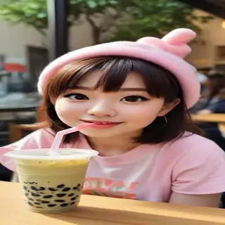 bubble tea cute