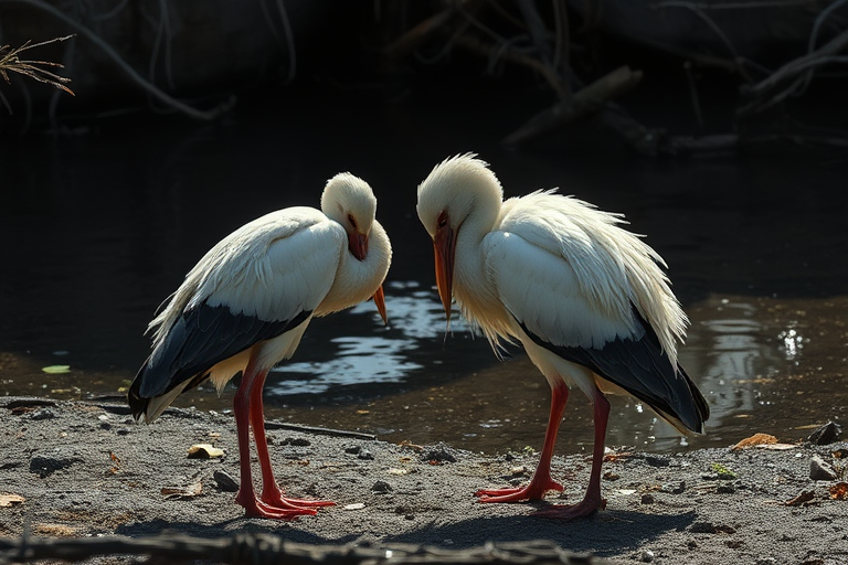 preening