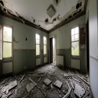 abandoned house