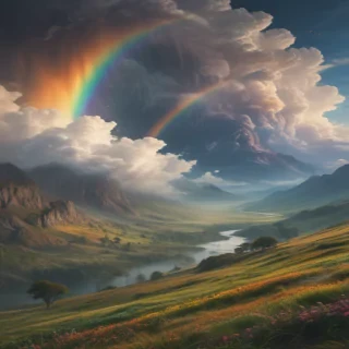 aesthetic rainbow wallpaper