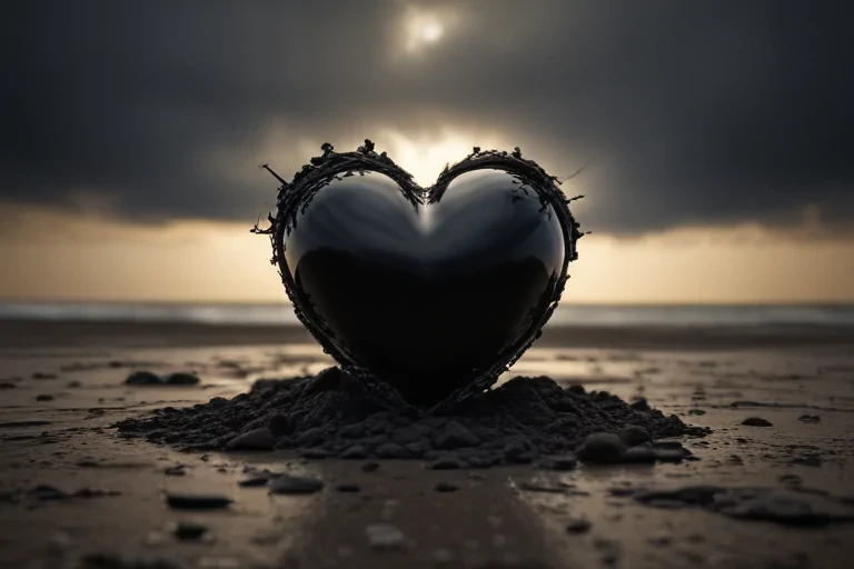 image black heart