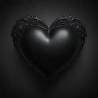 black heart background