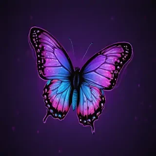 neon butterfly wallpaper
