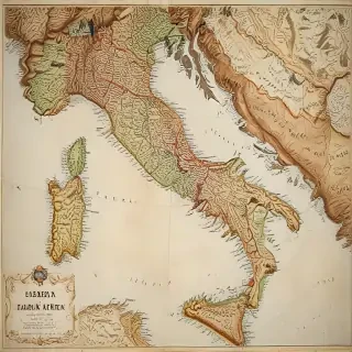 map of italy