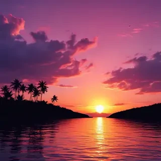 cute sunset wallpaper