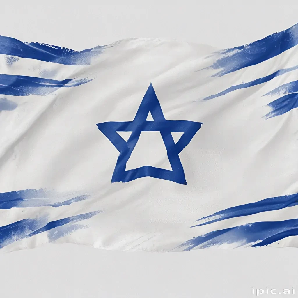transparent israel flag