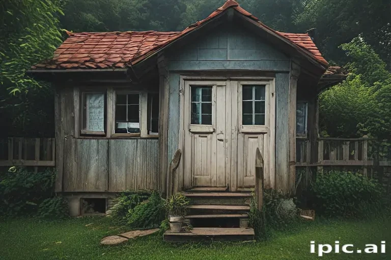 background of the house