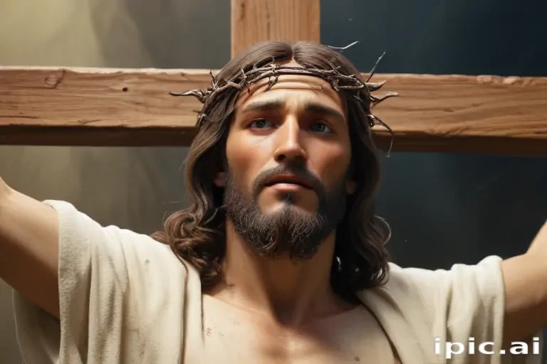 picture of jesus on the cross