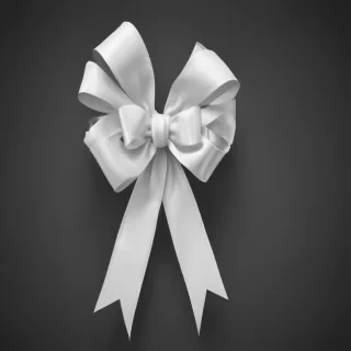 white ribbon png
