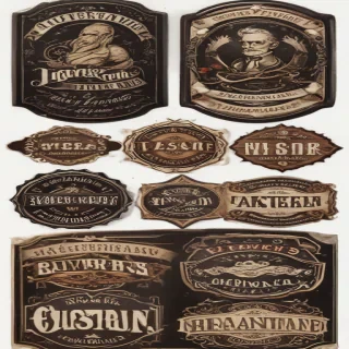 vintage stickers png
