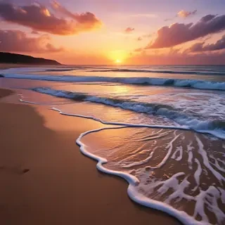 sunset wallpaper beach