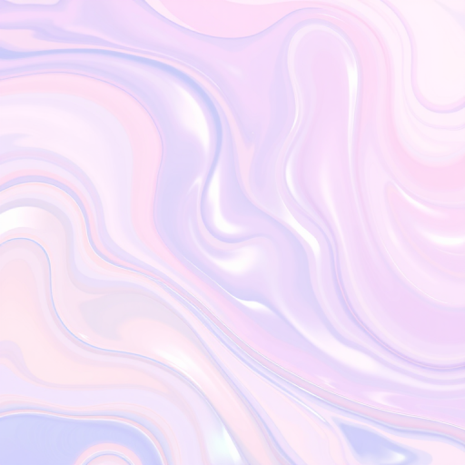 Create an abstract image featuring swirling pastel colors with a glossy, iridescent texture resembling fluid or flowing liquid with hints of pink, blue, and metallic sheen.