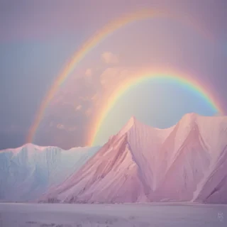 pastel rainbow