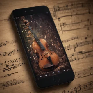 music wallpaper iphone