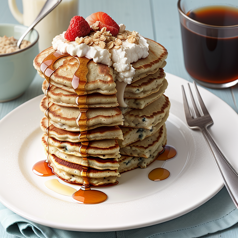 cottage cheese and oatmeal pancakes