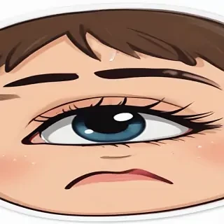 crying sticker