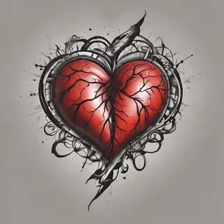 heart tattoo png