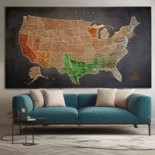 united states of america map