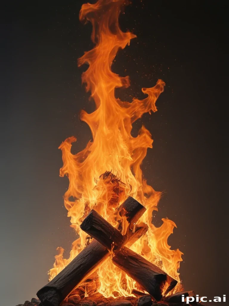 fire clear background