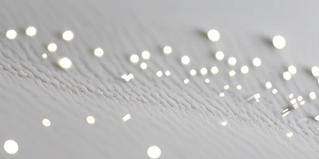 white sparkles
