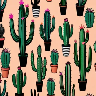 aesthetic cactus wallpaper