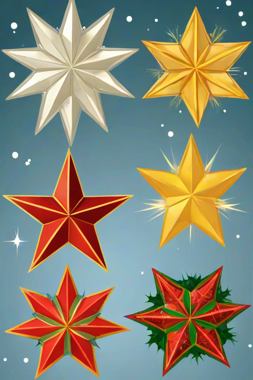 christmas star clip art