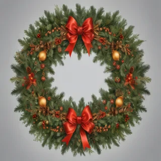 christmas wreath clip art