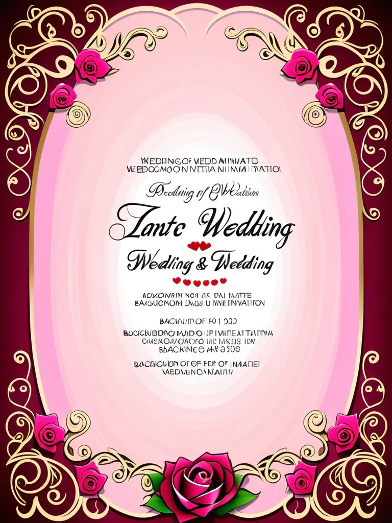 background of wedding invitation