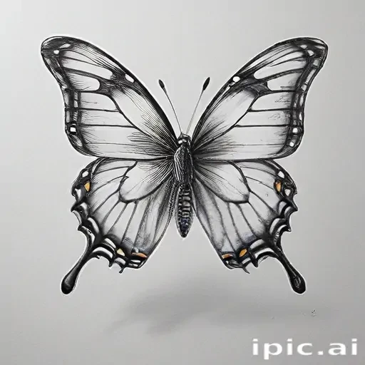 buterfly sketch