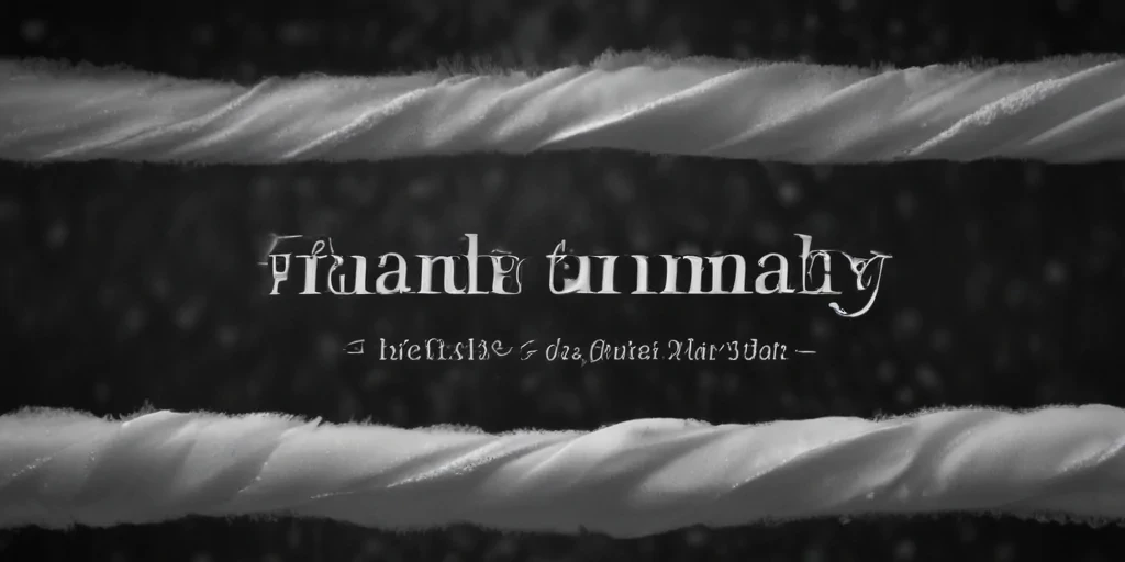 thank you in black and white