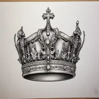 crown drawing