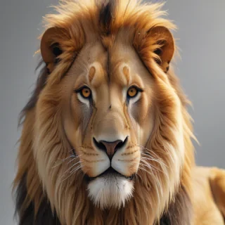 transparent lion