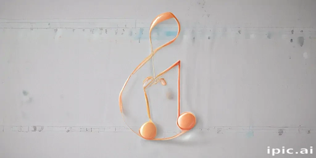 transparent music note