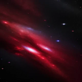 galaxy red wallpaper