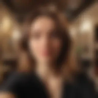 selfie background