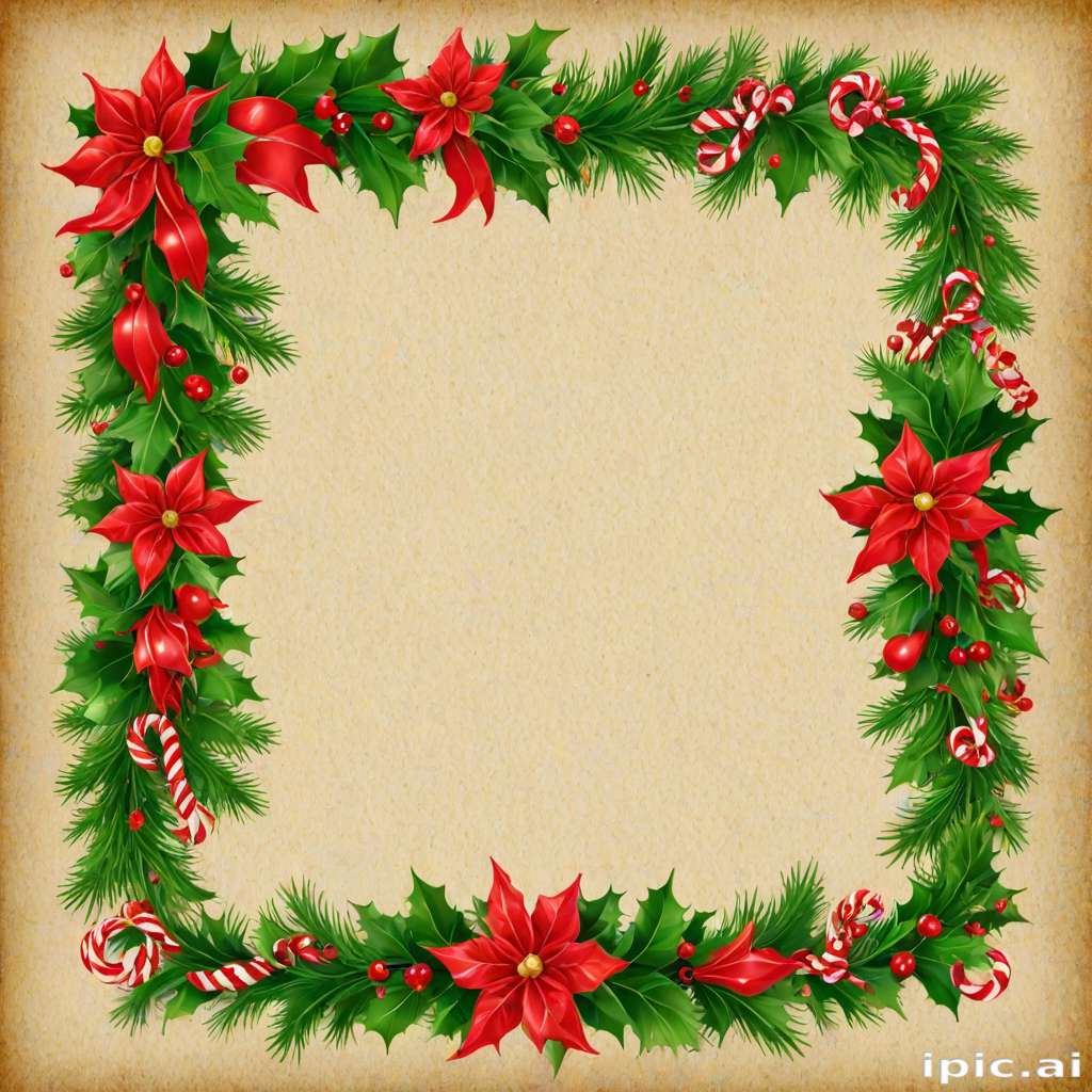 frame clipart christmas