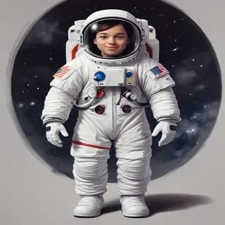 astronaut cartoon