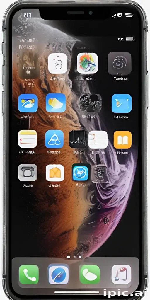 iphone with transparent background
