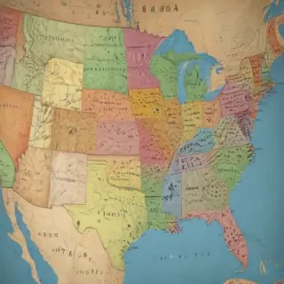 map of the united states of america