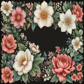 clipart borders flowers