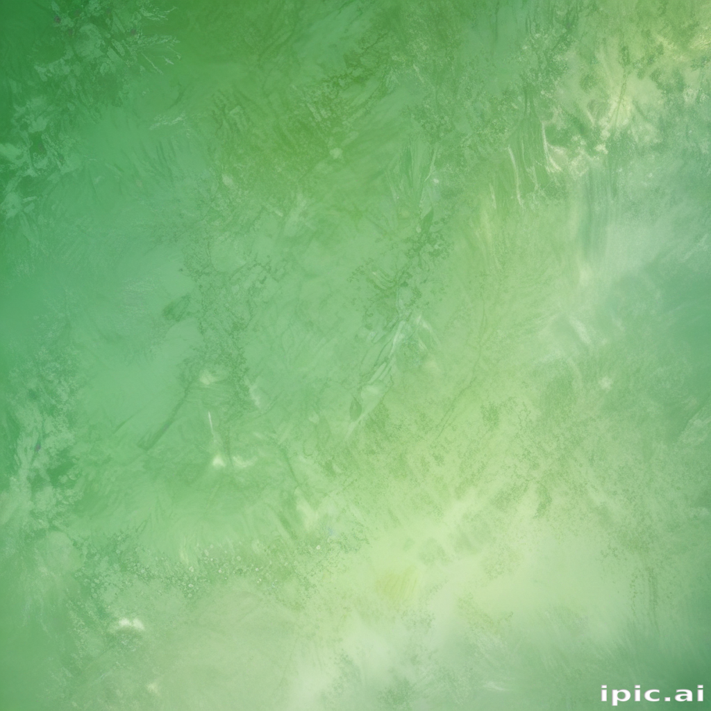 Abstract Green Textured Background with Soft Gradient and Organic Patterns.