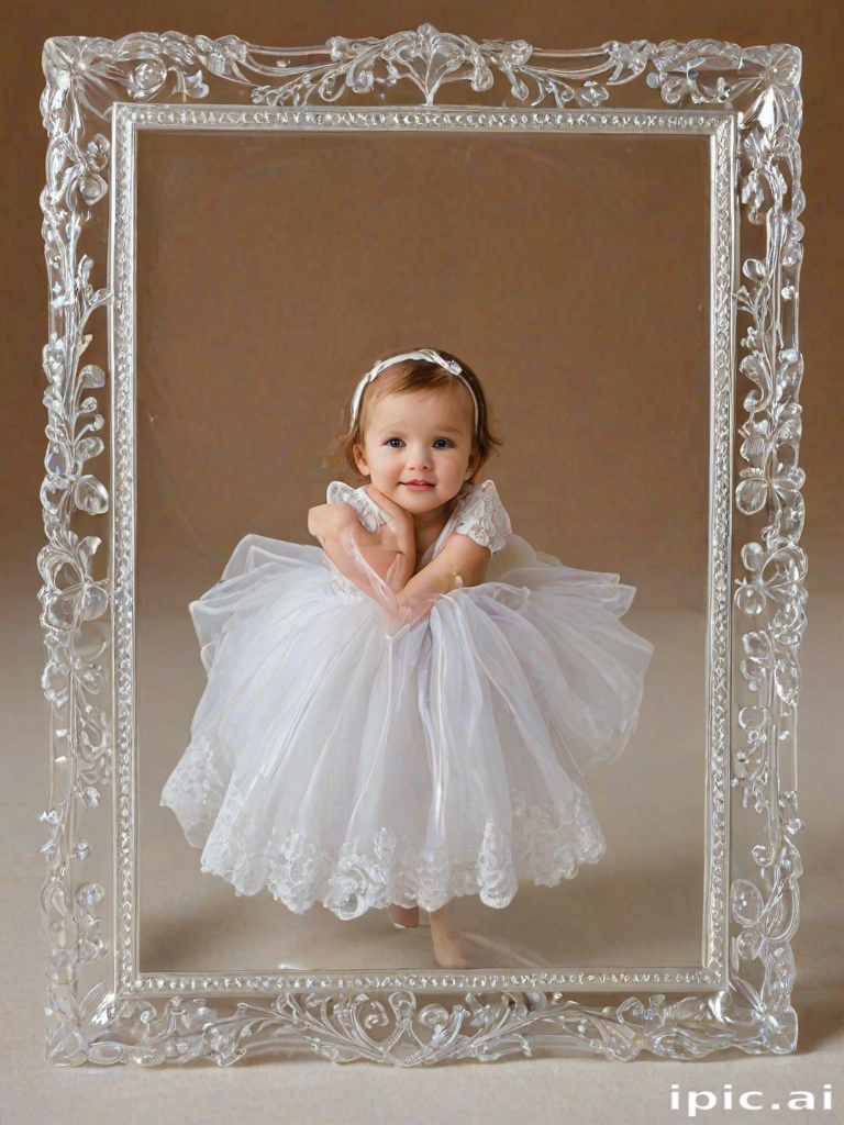 transparent photo frame