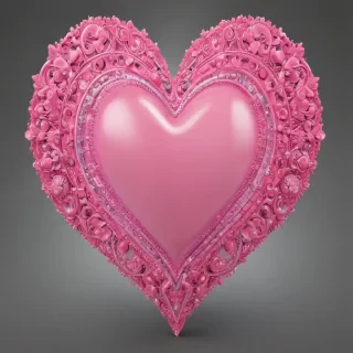 pink heart png