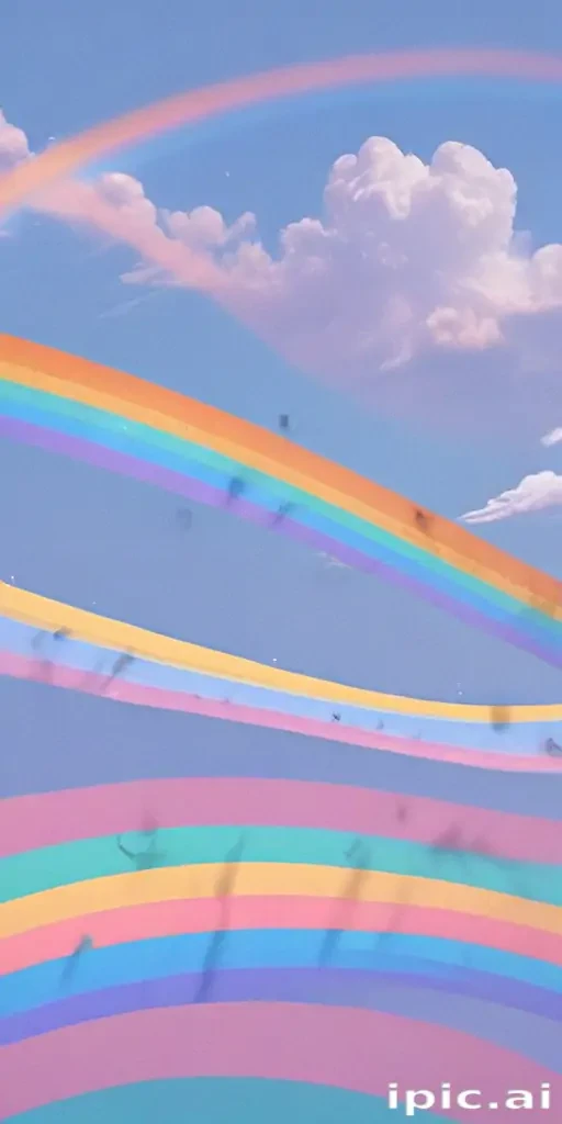 aesthetic wallpapers rainbow
