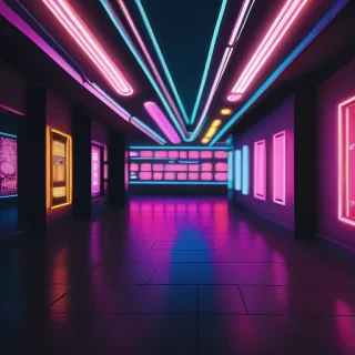 neon background aesthetic