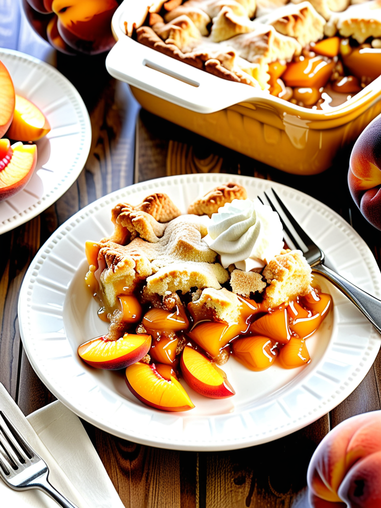 peach cobbler recipes with cake mix