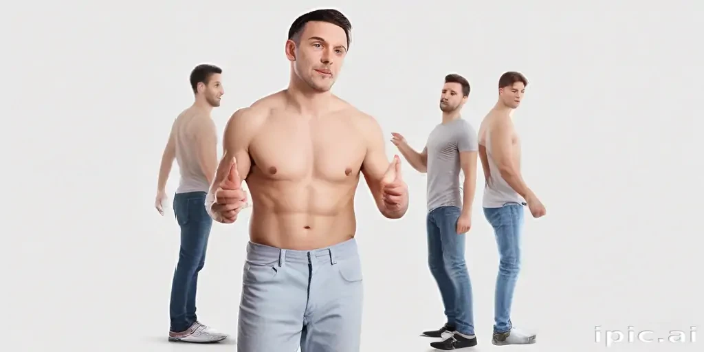 man transparent background